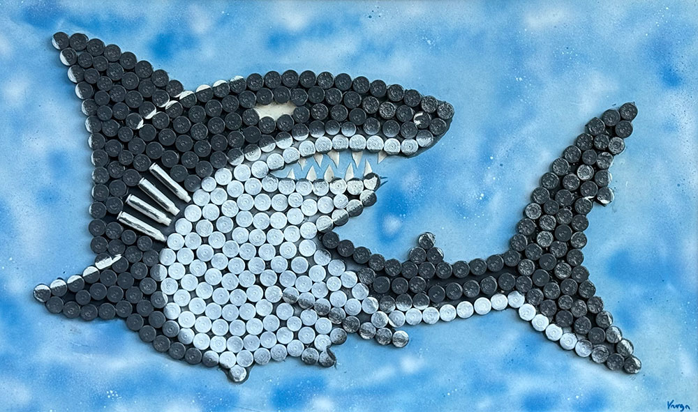 Egyedi alkotások újrahasznosított töltényhüvelyekből